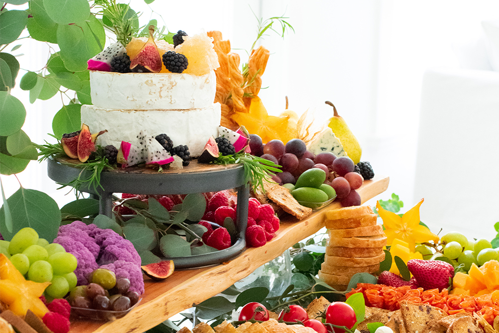 Our services include a full table charcuterie set up